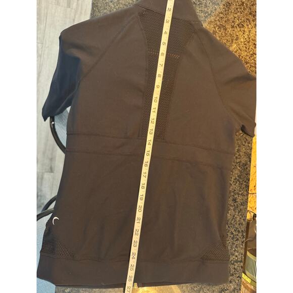 Zyia Active Black Jacket with Gold Accents
 Size Large - Picture 13 of 13